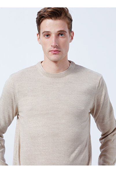 ALTINYILDIZ CLASSICS Bisiklet Yaka Bej Erkek Kazak 4A4923100001