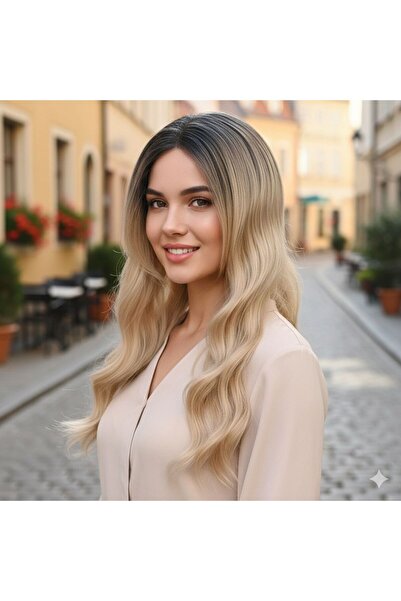 Mina Peruk Fiber Sentetik Tül Tepelik - R4-22-88 / Ombreli