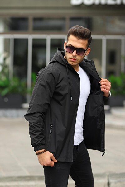 comstar Ανδρικό αδιάβροχο με κουκούλα με επένδυση και τσέπες