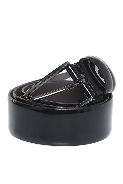 Fabrika Erkek Kemer Frkmr13-rugan Düz 3,5cm Klasik