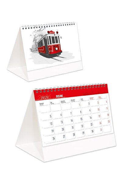 StickerArt 2026 Ekonomik Gemici Takvimi + İstanbul Piramit Takvimi