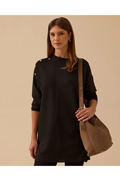 SCL Button Detailed Knitwear Tunic
