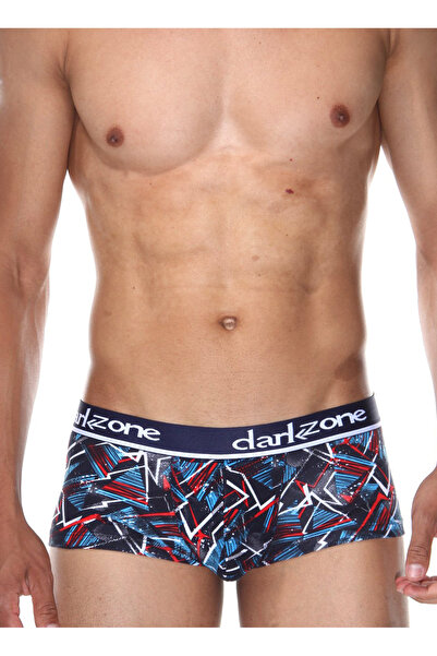 darkzone Erkek Renkli Çizgili Desenli Kısa Boxer DZN3316