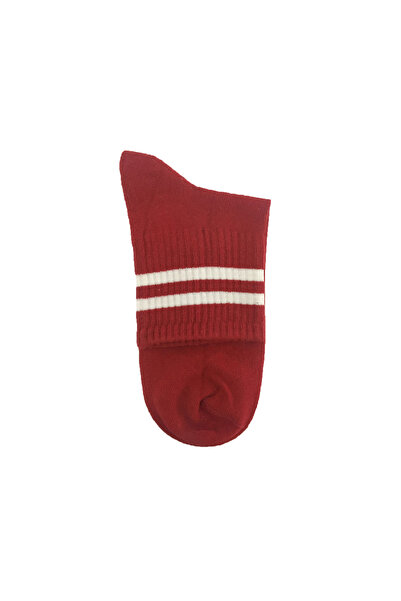 darkzone Мъжки червени къси спортни чорапи DZCP0026