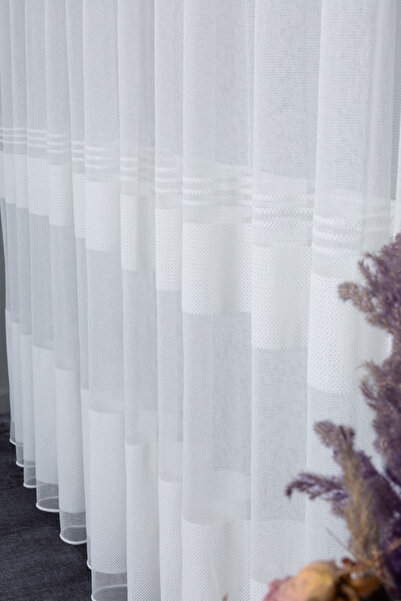 Payidar Salon Oda Yatak Odası Düz Avangard Brillant Yeni Sezon 2025 1/2.5 Orta Pile Tül Perde Diego