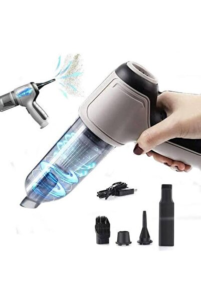 Genel Markalar Air Blower Araba Süpürgesi Güçlü Pratik 12000 Pa Emiş Gücü Hız...