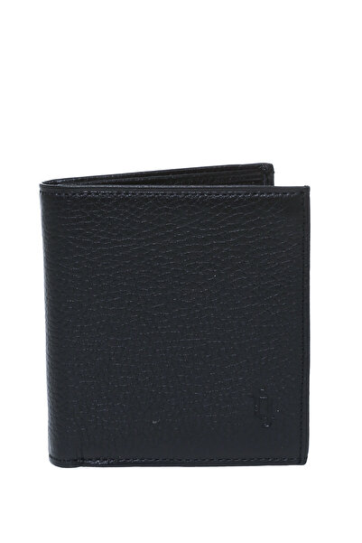 Fabrika Siyah Erkek Deri Cüzdan FRK215