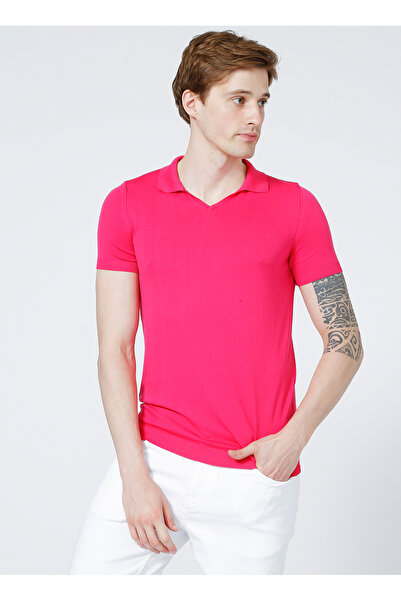 Polo Studio X Fabrika الخامس الرقبة الأساسية الفوشيه تريكو