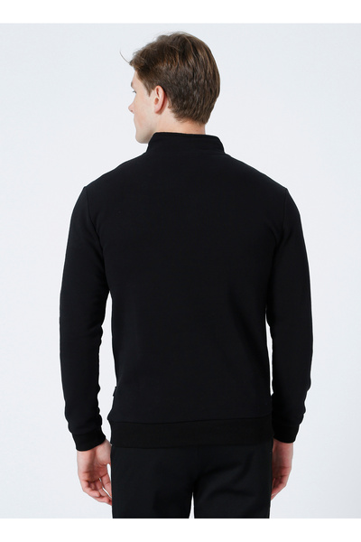 Only & Sons Ceres Life Half Zip Sweat Noos Erkek Siyah Sweatshirt 22019055-02