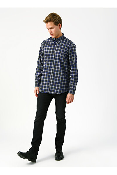 LİMON COMPANY Limon Kahve Erkek Gömlek