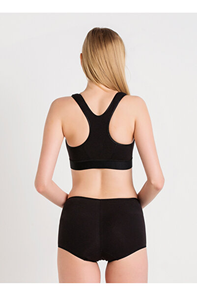 Magic Form Chiloți negri pentru femei cu talie înaltă 640