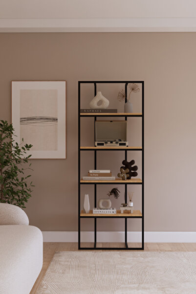 Phobia 4 Raflı Dekoratif Kitaplık , Ev Rafı, Ofis Kitaplık , Ev Kitaplık 1614