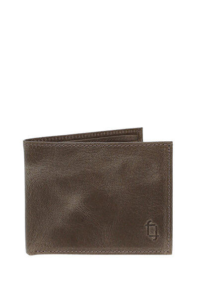 Fabrika Gri Erkek Deri Cüzdan FRK232