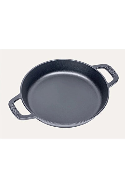 Sürel 18 cm Yuvarlak Düz Sahan Mat Siyah