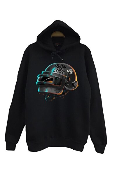 The Fame Hanorac cu glugă pentru copii cu model de cască Pubg