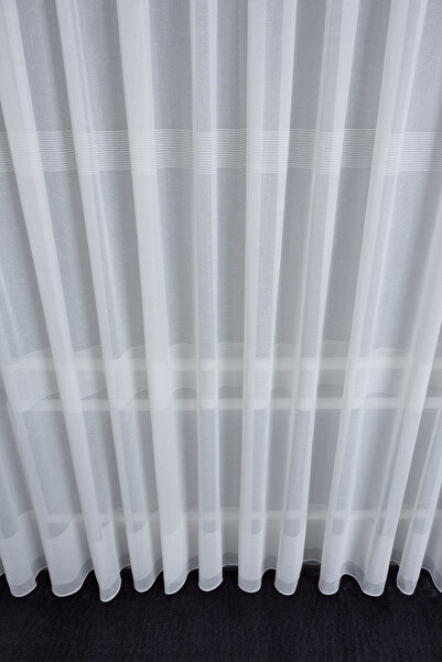 Brillant Tulle Curtain Brode 180X280 cm Sparse Pleated Draped Ali̇na Tulle Curtain