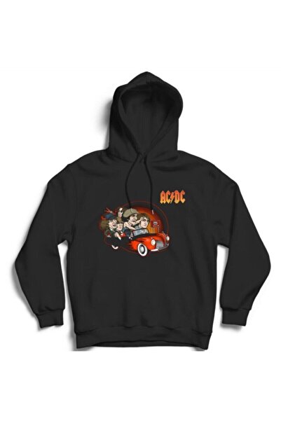 The Fame ACDC u autu, rok, metal, dječja majica sa kapuljačom