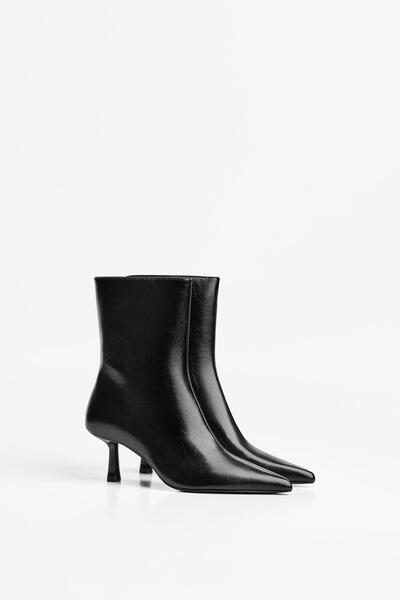 DUXAL SHOES Kısa sivri topuklu bot