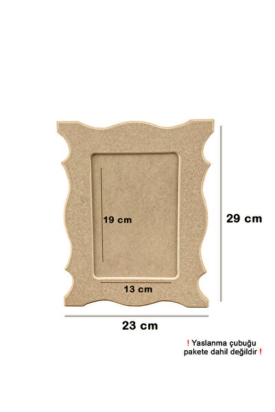 Dumbo Butik Ahşap Boyanabilir Ham Mdf Oymalı Çerçeve