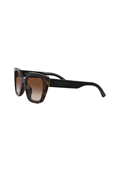 Prada Pr 24XS Rectangular Brown Women's Sunglasses