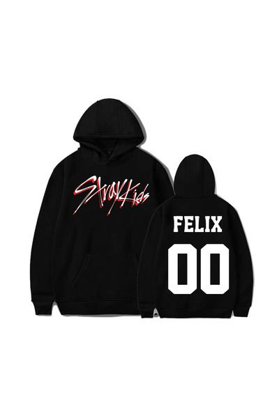 MAGORS Felix Straykids Printed Hooded 3-Ply Quality Oversize Sweatshirt
