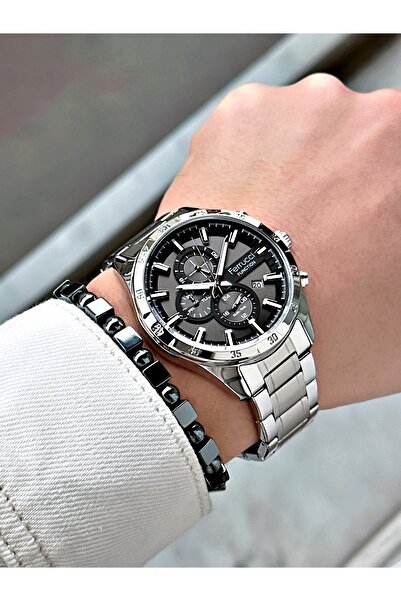 Ferrucci Funciton Fonksiyonlu Multi Fonksiyon Çelik Kordon Erkek Kol Saati 3 Atm Su Geçirmezlik