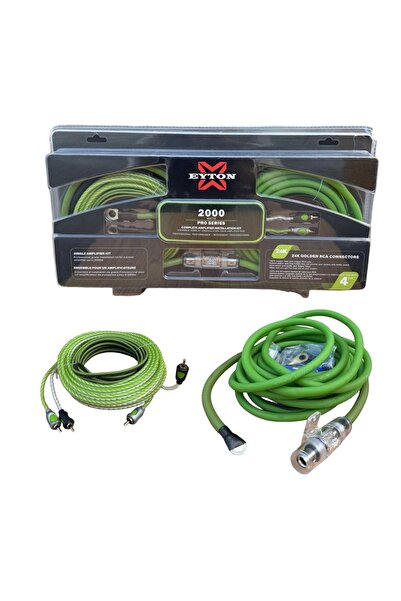 eyton 4GA PRO SERİSİ YEŞİL KABLO SETİ