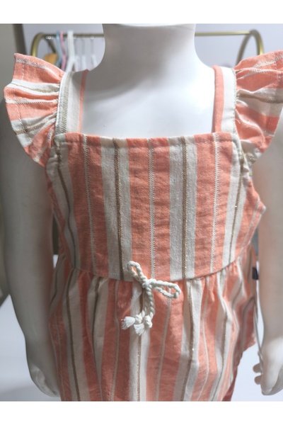 Miniworld Baby Girl Top-Shorts Set 100% Cotton Muslin Style Design Premium, Lilac Peach