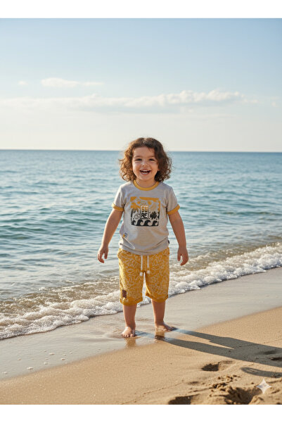 Miniworld Kids Unisex Girls Boys Shorts Bottom Top Set Nursery 100% Cotton Casual Style Design Premium