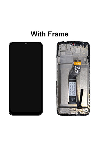 Choice شاشة LCD سوداء مع إطار مكتوب عليها بالكامل لهاتف Redmi 13C وشاشة تعمل ...