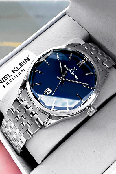 Daniel Klein Original Men's Wristwatch Waterproof Silver Color Steel Band Gift Bracelet Dke2001C4