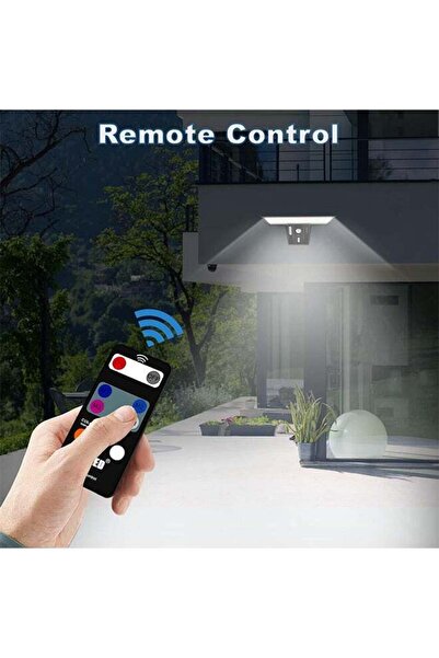 JESLED Solar Motion Sensor Lights, 2600mAh, Remote Control, IP65