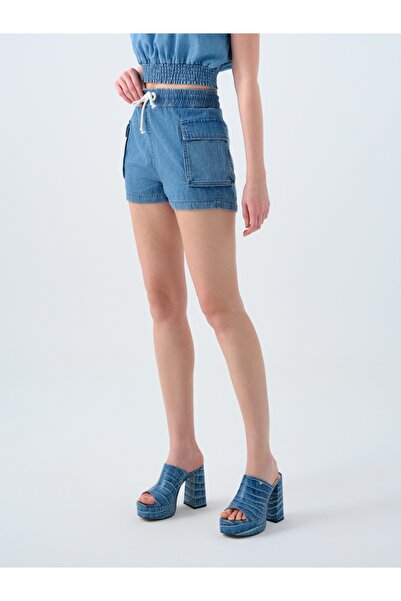 Loft Μπλε γυναικείο σορτς LF2039849