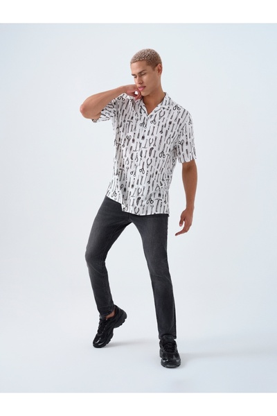 Loft Comfortable Cut Men's Shirt - Sleeves