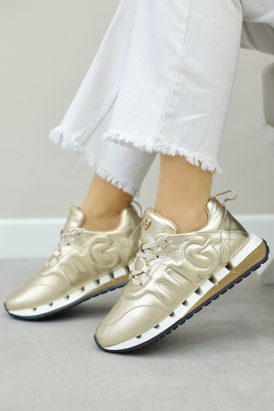 FAST STEP Γυναικεία παπούτσια casual από γνήσιο δέρμα - 167ZA40046-3