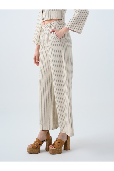 Loft Wide Leg Regular Fit Kadın Pantolon