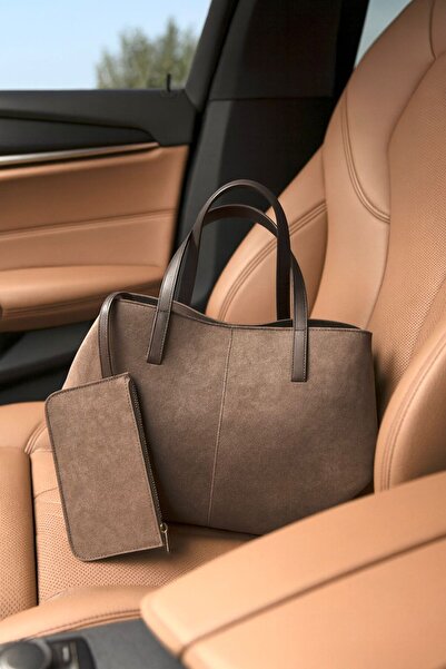 Çantacımstore Жіноча сумка Cyme Mini Pinterest, коричнева замша