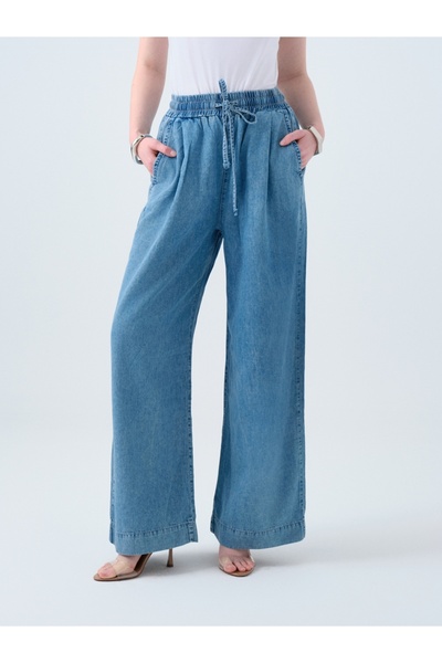 Loft Wide Leg Regular Fit Kadın Pantolon