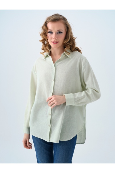 Loft Loose Fit Kadın Gömlek U.kol