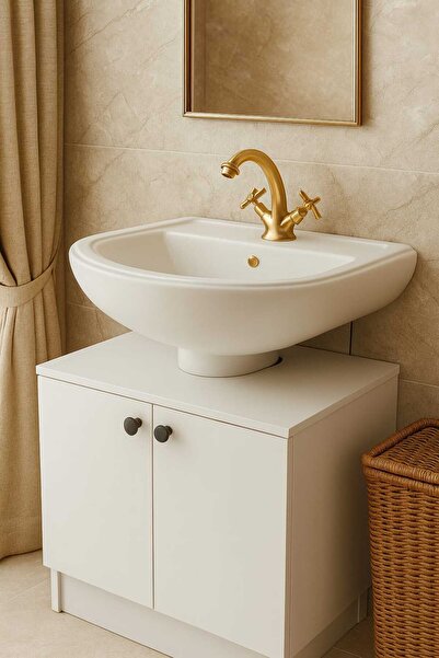 LIUWA Safir Lavabo Altı Dolap, Banyo Dolabı -Suntalam