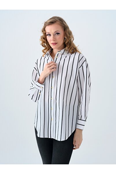Loft Regular Fit Kadın Gömlek U.kol