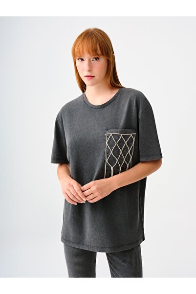 Loft Women's Regular Fit T-Shirt - Sleeves