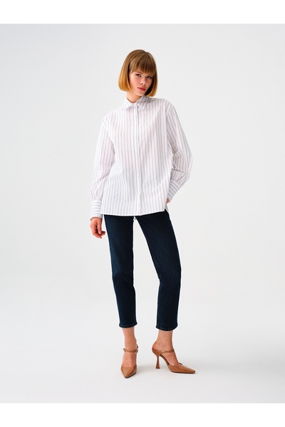 Loft Loose Fit Kadın Gömlek U.kol