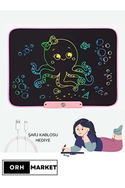 ORH Market 10''INCH Şarj Edilebilir Dijital Kalemli Yazı Çizim Yazma Tableti (USB KABLO HEDİYE)