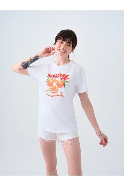 Loft Women's Regular Fit T-Shirt - Sleeves