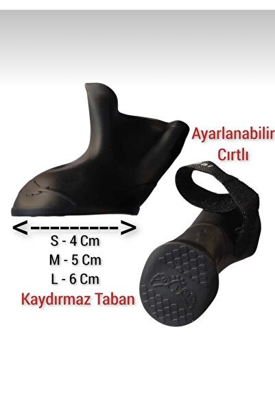 ha guai Küçük ve Orta Irklar İçin Kauçuk Su Geçirmez Köpek Ayakkabısı