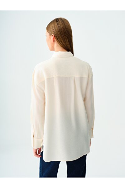 Loft Kadın Gömlek Taş Lf2037074