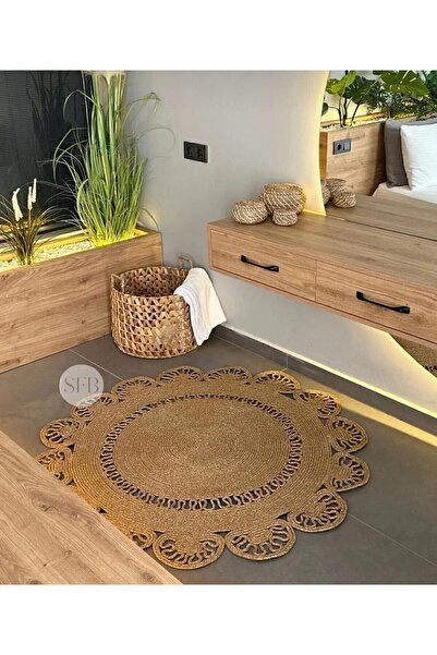 ModaCardin Jüt Kilim, Paspas, Mutfak Halısı, Banyo Paspası, Kilim, Halı, Otur...