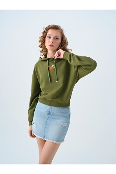 Loft Loose Crop Kadın Sweatshirt