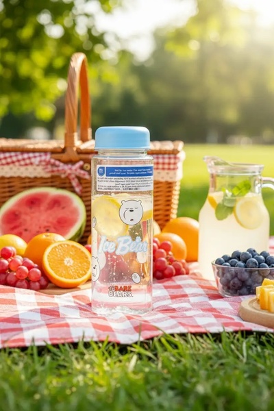 Miniso We Bare Bears Lisanslı Sevimli Kutup Ayısı Su Şişesi (500ML)